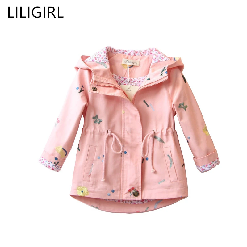 LILIGIRL Kids Coats Jackets For Girls Flower Embroidery Outerwear Clothing Children Hooded Jacket Baby Girl Clothes Windbreak
LILIGIRL Kids Coats Jackets For Girls Flower Embroidery Outerwear Clothing Children Hooded Jacket Baby Girl Clothes Windbreak