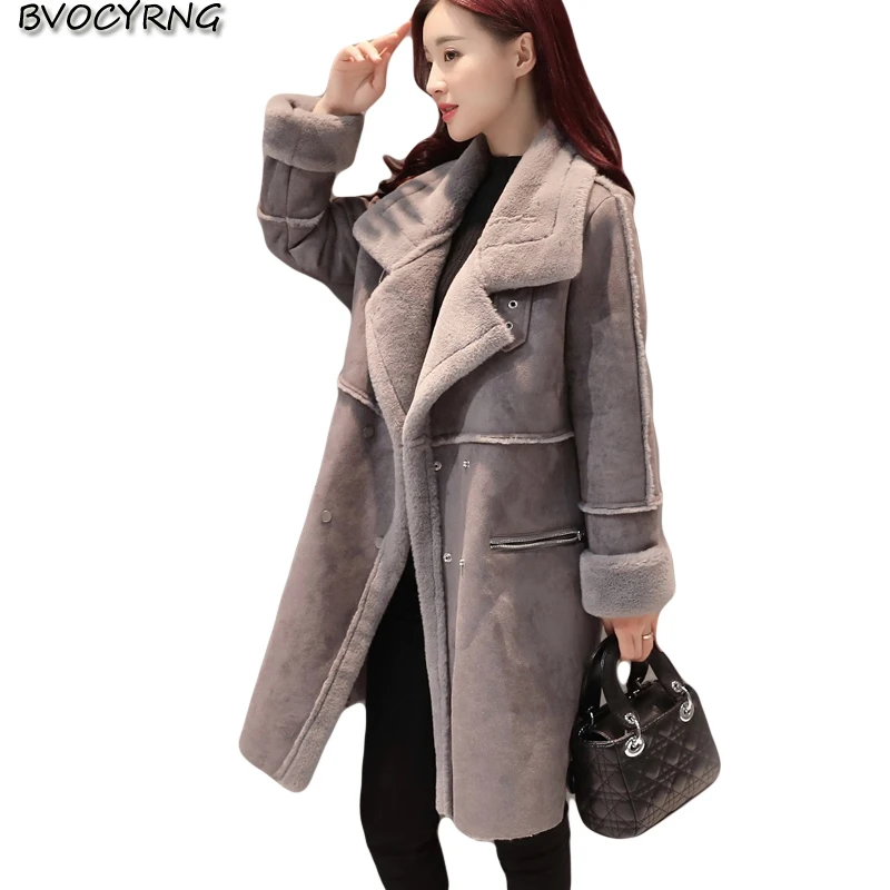 New Han Edition Thickening Warm Winter Medium Style Lambs Wool Coat Deerskin Parka Female Temperament Leisure Outerwear Q859
New Han Edition Thickening Warm Winter Medium Style Lambs Wool Coat Deerskin Parka Female Temperament Leisure Outerwear Q859