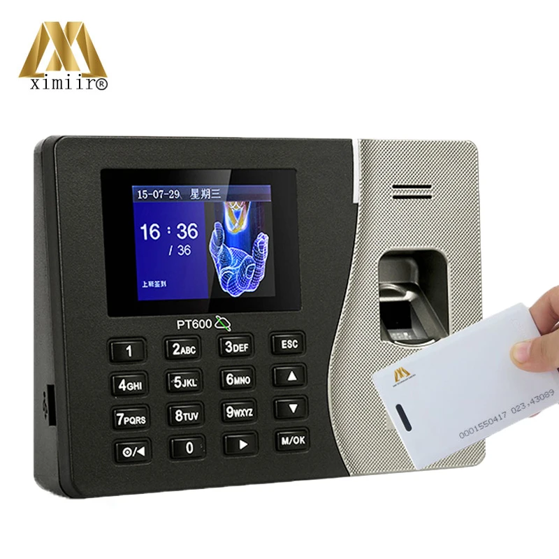 Cheapest fingerprint time attendance PT600 fingerprint recognition time and attendance 125MHZ ID card time recording
Cheapest fingerprint time attendance PT600 fingerprint recognition time and attendance 125MHZ ID card time recording