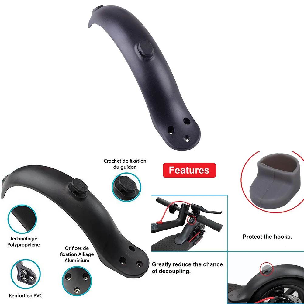for Xiaomi M365 Electric Scooter Rear Mudguard Scooter Fixing Part Mud Fender Guard Skateboard Xiaomi Mijia M365 Pro Accessories
for Xiaomi M365 Electric Scooter Rear Mudguard Scooter Fixing Part Mud Fender Guard Skateboard Xiaomi Mijia M365 Pro Accessories