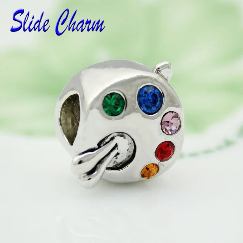 Free shipping European Retro paint tray shape charm beads fit Pandora bracelet beads for jewelry making
Free shipping European Retro paint tray shape charm beads fit Pandora bracelet beads for jewelry making