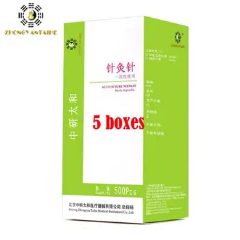 5boxes Authentic ZhongyanTaihe Sterilization Acupuncture Needle Akupunktur Disposable sterile acupuncture needles Practice nedle
5boxes Authentic ZhongyanTaihe Sterilization Acupuncture Needle Akupunktur Disposable sterile acupuncture needles Practice nedle