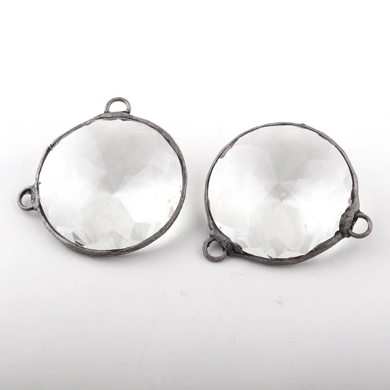 F Round Crystal charm for DIY making bracelet,necklace jewelry double side charm
F Round Crystal charm for DIY making bracelet,necklace jewelry double side charm