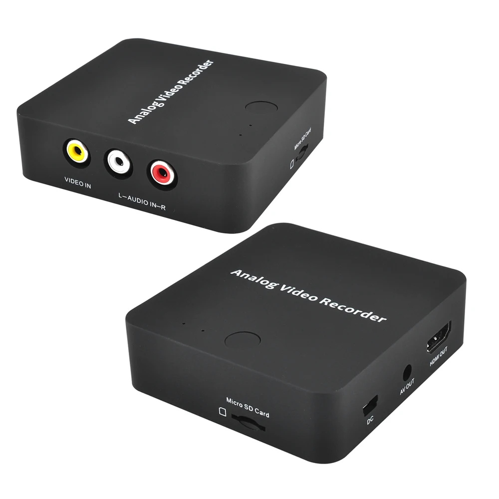 Analog video audio converter, record VHS, Camcorder, DVD to TF Card directly no pc need,and HDMI AV output together
Analog video audio converter, record VHS, Camcorder, DVD to TF Card directly no pc need,and HDMI AV output together