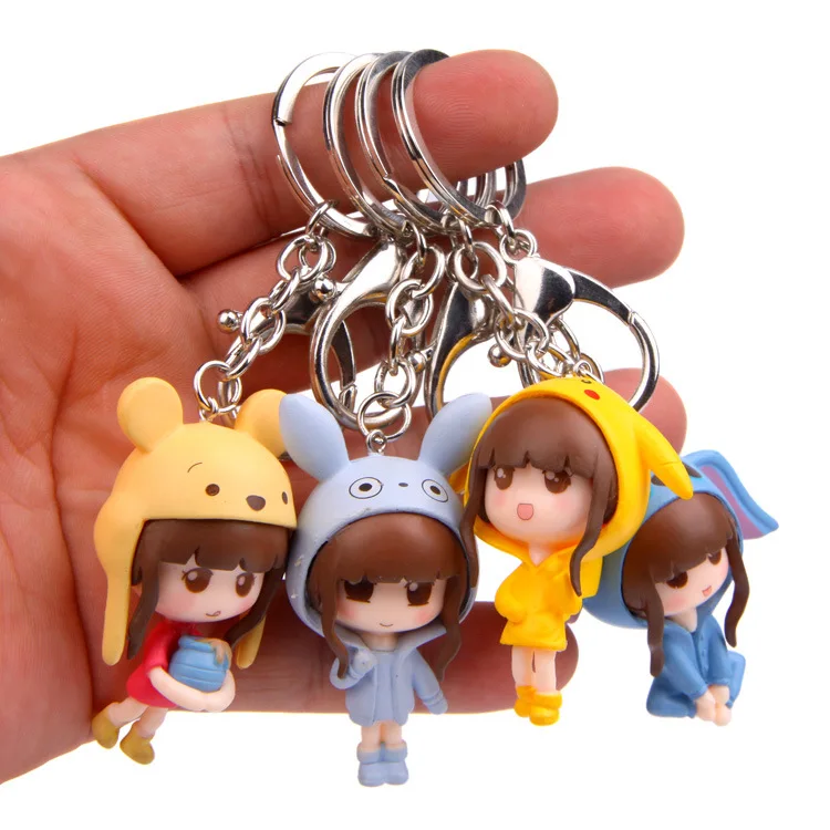 Baby toys 4 pcs/lot Q beauty cartoon hand carabiner creative anime keychain car key ring bag pendant action & toy figures dolls
Baby toys 4 pcs/lot Q beauty cartoon hand carabiner creative anime keychain car key ring bag pendant action & toy figures dolls