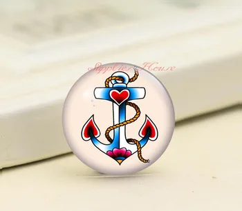 Handmade Round Anchor photo glass Cabochons, Jewelry Finding Cameo Pendant Settings, (F008-1452)
Handmade Round Anchor photo glass Cabochons, Jewelry Finding Cameo Pendant Settings, (F008-1452)