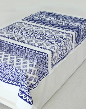 Quality cotton and linen tissu noel Blue and white porcelain printing fabric Curtain, tablecloth, manual DIY patchwork
Quality cotton and linen tissu noel Blue and white porcelain printing fabric Curtain, tablecloth, manual DIY patchwork