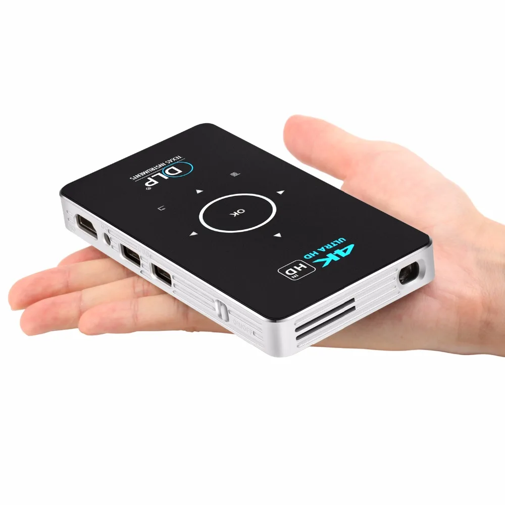 projector 4k dlp mini C6 projector 2GB/16GB 50 lumen Android 6.0 Amlogic S905x Quad-core dual band wifi
projector 4k dlp mini C6 projector 2GB/16GB 50 lumen Android 6.0 Amlogic S905x Quad-core dual band wifi