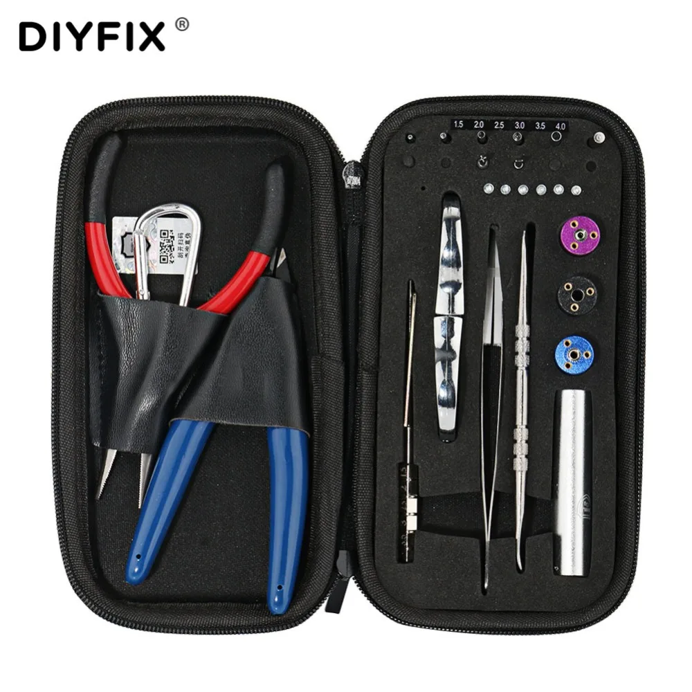 Набор инструментов DIYFIX, керамический пинцет, плоскогубцы, катушка, джиг, очиститель для электронной сигареты RBA RDA, аксессуары для атомайзера
Набор инструментов DIYFIX, керамический пинцет, плоскогубцы, катушка, джиг, очиститель для электронной сигареты RBA RDA, аксессуары для атомайзера