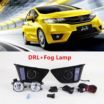 car flashing 1set LED DRL Daytime Running Lights Daylight LED DRL fog lamp with turn signal for Honda Jazz fit 2014 2015 2016
car flashing 1set LED DRL Daytime Running Lights Daylight LED DRL fog lamp with turn signal for Honda Jazz fit 2014 2015 2016
