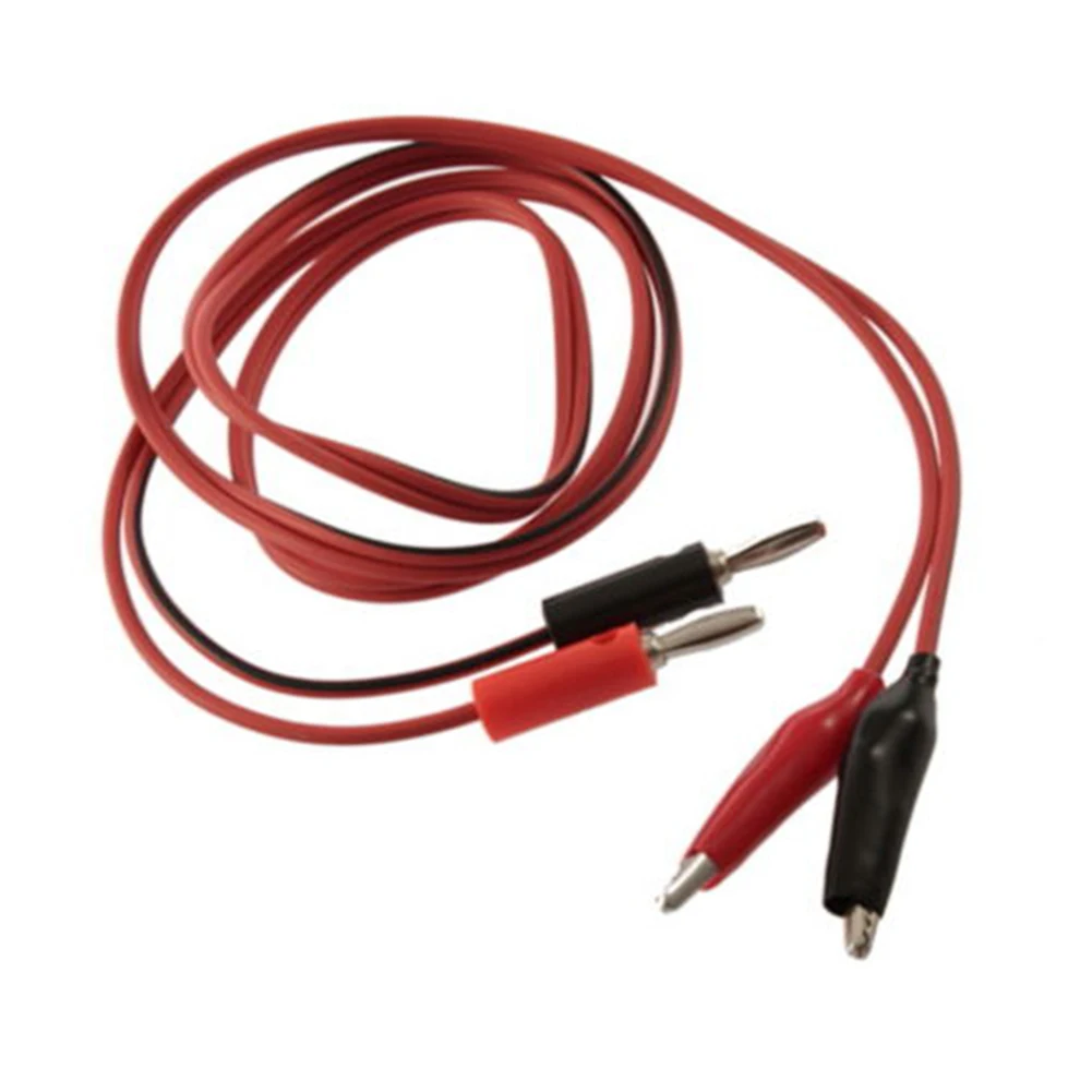 New Style Electrical Device Test Lead Clip To Banana Plug Probe Cable For Multimeter 1M Probe Tips Fully Insulated
New Style Electrical Device Test Lead Clip To Banana Plug Probe Cable For Multimeter 1M Probe Tips Fully Insulated