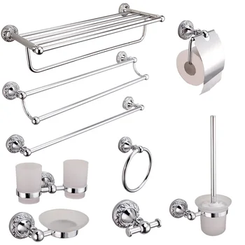 AUSWIND carved bathroom towel bar 30/40/50/60cm silver toilet paper holder mirror plated surface finishing bathroom hardware set
AUSWIND carved bathroom towel bar 30/40/50/60cm silver toilet paper holder mirror plated surface finishing bathroom hardware set