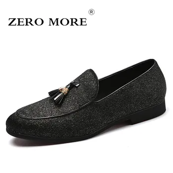 ZERO MORE Tassel Shoes Men Designer Luxury Fringe Loafers Men Shoes British Style Pointed Toe Mens Shoes Casual Large Sizes
ZERO MORE Tassel Shoes Men Designer Luxury Fringe Loafers Men Shoes British Style Pointed Toe Mens Shoes Casual Large Sizes