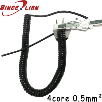 GB 4 Core Spring Wire Spiral Electric Cable 0.5 Square 2.5 m 5 m 7.5 m Black Power Cord Extensible Wire
GB 4 Core Spring Wire Spiral Electric Cable 0.5 Square 2.5 m 5 m 7.5 m Black Power Cord Extensible Wire