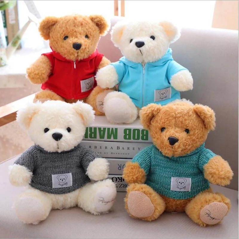 New Style Teddy Bear Wearing Clothe Plush Toy Stuffed Animal Plush Doll Creative Gift Send to Children
New Style Teddy Bear Wearing Clothe Plush Toy Stuffed Animal Plush Doll Creative Gift Send to Children