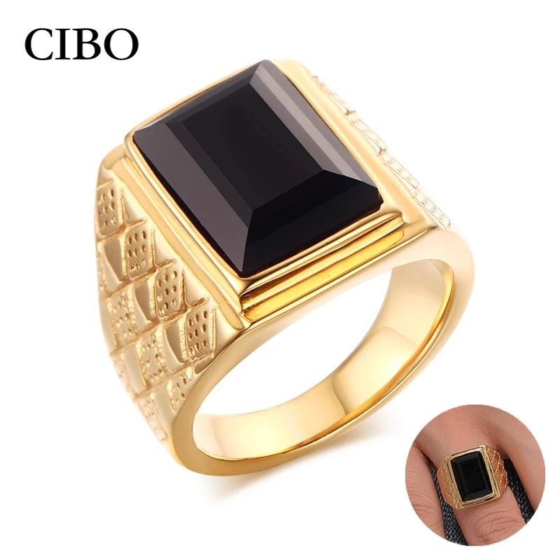 Men Black Glass Stone Signet Rings Stylish Rhombus Design Male Ring Gifts Jewelry
Men Black Glass Stone Signet Rings Stylish Rhombus Design Male Ring Gifts Jewelry