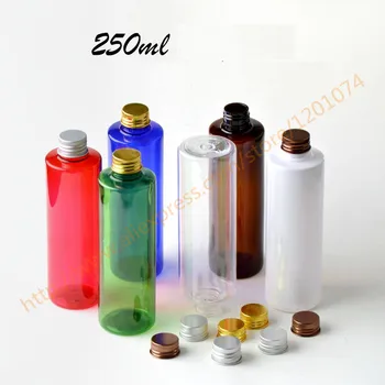 250ml pretty colors PET bottle with aluminum lid + reducer,essential oil/liquid/moisturizer/facial water container
250ml pretty colors PET bottle with aluminum lid + reducer,essential oil/liquid/moisturizer/facial water container