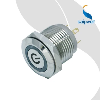 2A/36VAC ResetableType Waterproof IP67 Mini Button Switch /FlatShape Metal Push Button Switch With LED(SP16-D8)
2A/36VAC ResetableType Waterproof IP67 Mini Button Switch /FlatShape Metal Push Button Switch With LED(SP16-D8)
