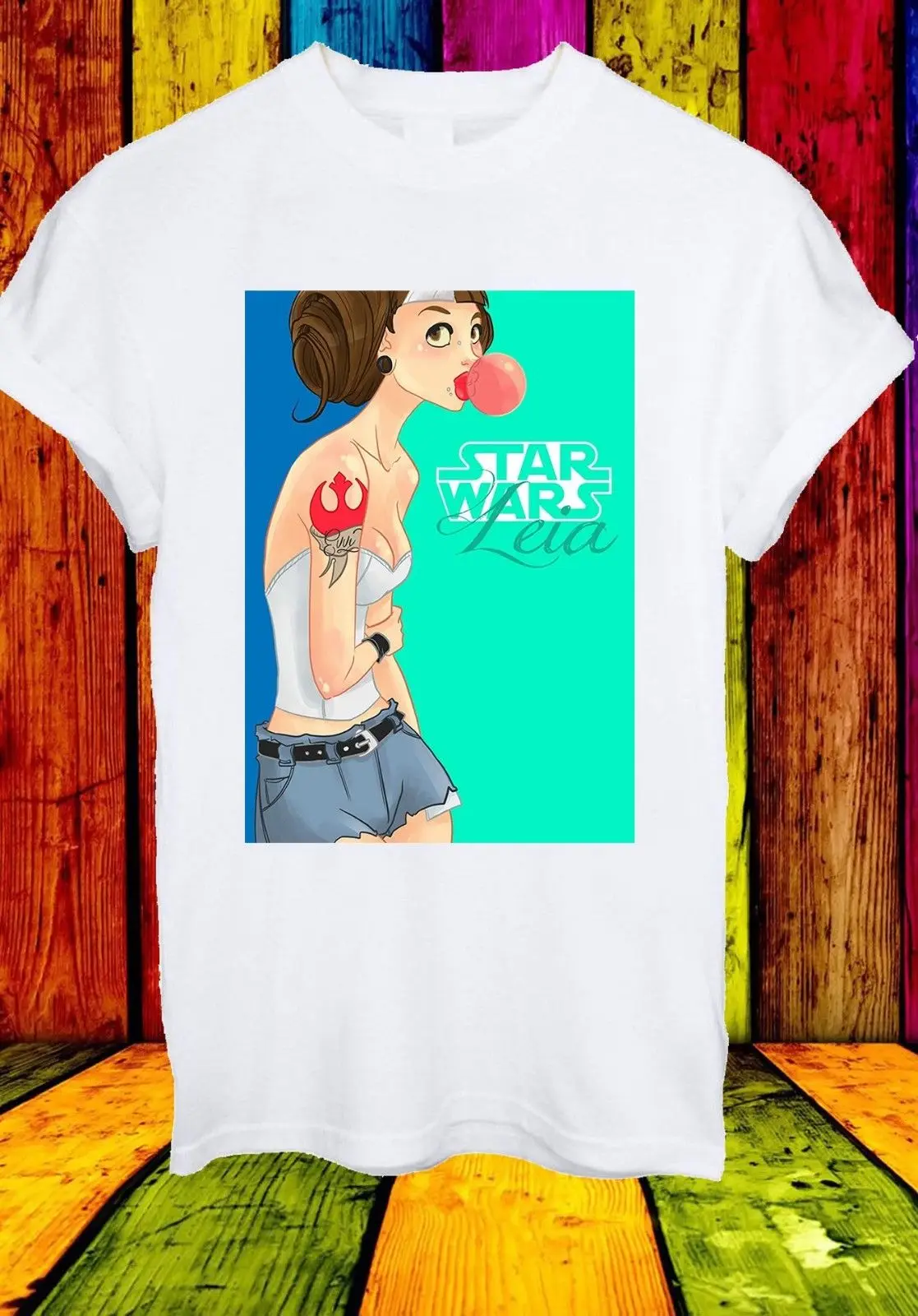 Star Wars Princess Leia Slave Rebel Hipster Gum Men Women Unisex T-shirt 808 Free shipping Harajuku Tops Fashion Unique
Star Wars Princess Leia Slave Rebel Hipster Gum Men Women Unisex T-shirt 808 Free shipping Harajuku Tops Fashion Unique