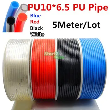 PU10*6.5 5M/lot OD 10mn ID 6.5mm pu pipe Pneumatic hose for air compressor Air Tool
PU10*6.5 5M/lot OD 10mn ID 6.5mm pu pipe Pneumatic hose for air compressor Air Tool