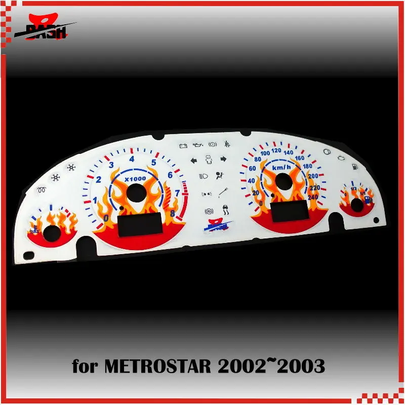 DASH EL Glow Gauge for Mondeo Mk3 Metrostar 2002 2003 digital dimmer Sound Activated Flame design 240 km 8000 rpm
DASH EL Glow Gauge for Mondeo Mk3 Metrostar 2002 2003 digital dimmer Sound Activated Flame design 240 km 8000 rpm