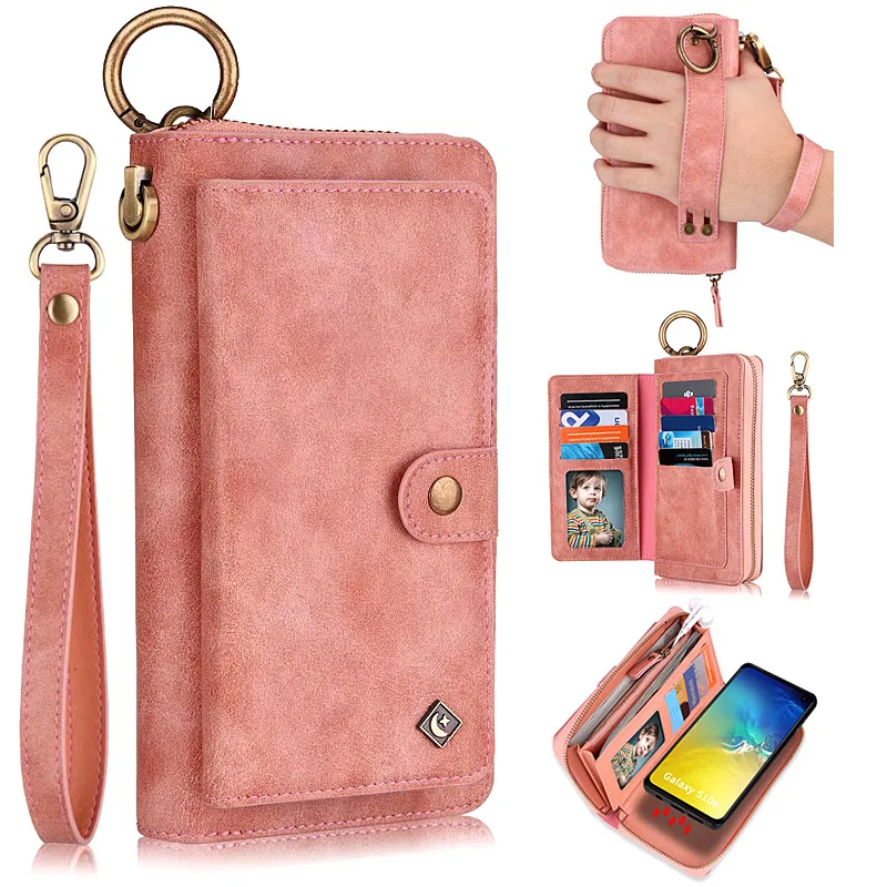 For Samsung Galaxy Note 10 9 8 S10 E Plus PU Leather Zipper Wallet Detachable Magnetic Back Cover For Samsung S7 Edge S8 S9 Plus
For Samsung Galaxy Note 10 9 8 S10 E Plus PU Leather Zipper Wallet Detachable Magnetic Back Cover For Samsung S7 Edge S8 S9 Plus