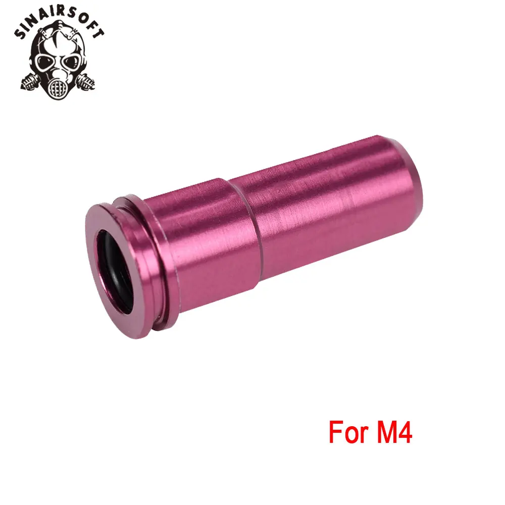 SINAIRSOFT SHS 7075 Aluminum CNC Single O-ring Preventg Air Leaking Seal M4 Nozzle For Airsoft AEG Paintball Hunting Accessories
SINAIRSOFT SHS 7075 Aluminum CNC Single O-ring Preventg Air Leaking Seal M4 Nozzle For Airsoft AEG Paintball Hunting Accessories