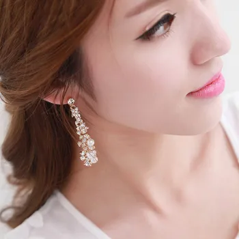 Ethnic fashion Long Rhinestone Simulated Pearl Clip on Earrings Without Piercing for Women Party wedding Earring jewelry
Ethnic fashion Long Rhinestone Simulated Pearl Clip on Earrings Without Piercing for Women Party wedding Earring jewelry
