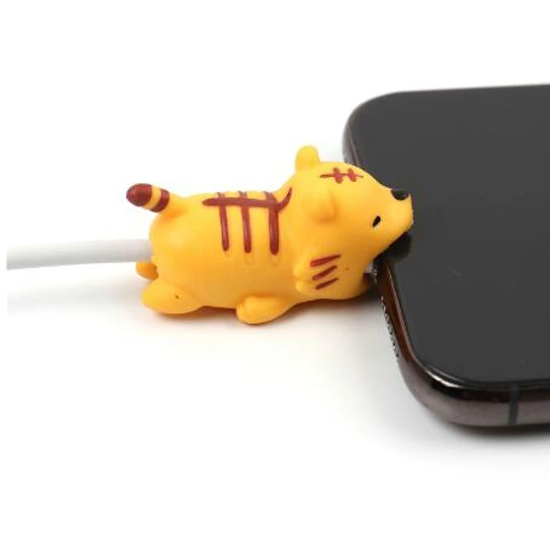 1 шт. защита от укусов кабеля для Iphone кабель Кусачки usb собака панда животное