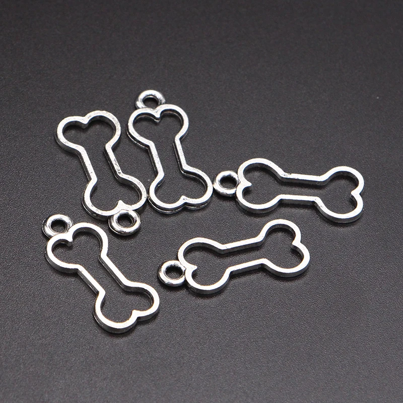 XCHARMS 15pcs Charms Hollow Cute Dog Bones 25*12mm Antique Silver Plated Pendants Making DIY Handmade Tibetan Silver Jewelry
XCHARMS 15pcs Charms Hollow Cute Dog Bones 25*12mm Antique Silver Plated Pendants Making DIY Handmade Tibetan Silver Jewelry