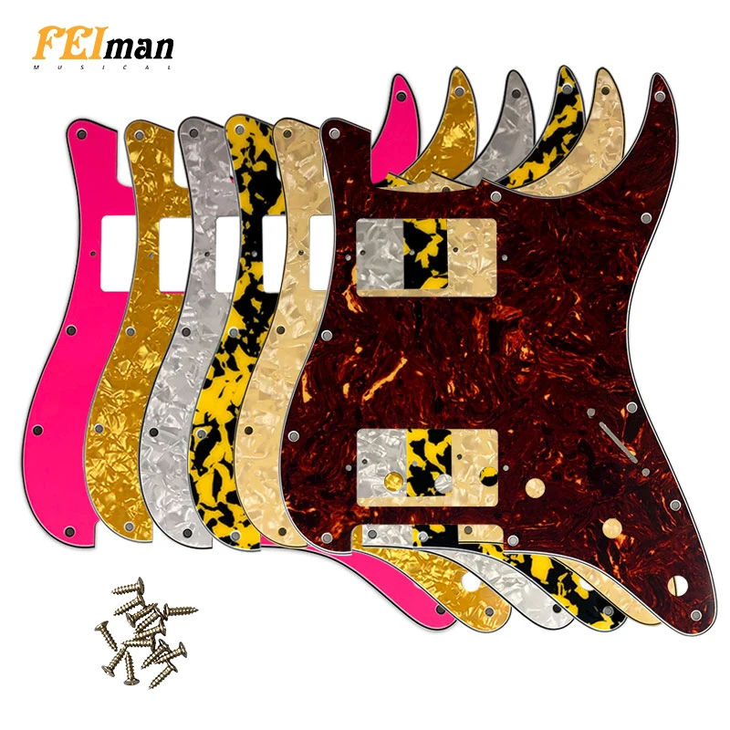 Fei Man-защита с 11 винтами, стандартный брызговик, ST HH, Strat, PAF хамбакер, разные цвета, аксессуары для гитары
Fei Man-защита с 11 винтами, стандартный брызговик, ST HH, Strat, PAF хамбакер, разные цвета, аксессуары для гитары