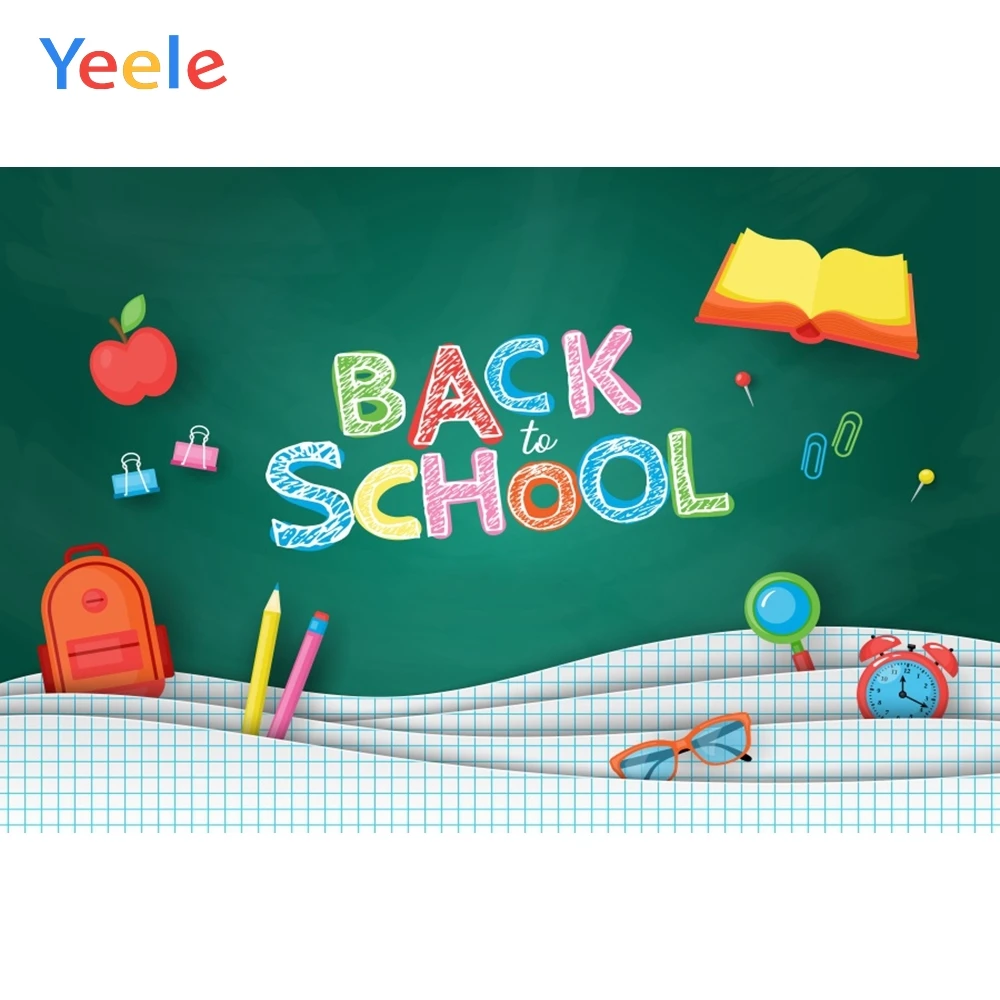 Yeele Blackboard Lattice Schoolbag Book Back to School Photography Background Customized Photographic Backdrops for Photo Studio
Yeele Blackboard Lattice Schoolbag Book Back to School Photography Background Customized Photographic Backdrops for Photo Studio