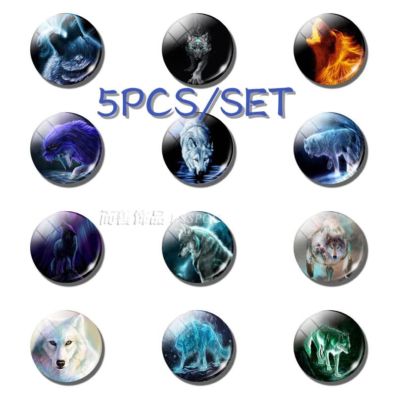 5PCS/SET Howling Wolf Round 25mm Glass Dome Photo Cameo Cabochon for Making Pendant Jewelry Findings Components Gift
5PCS/SET Howling Wolf Round 25mm Glass Dome Photo Cameo Cabochon for Making Pendant Jewelry Findings Components Gift