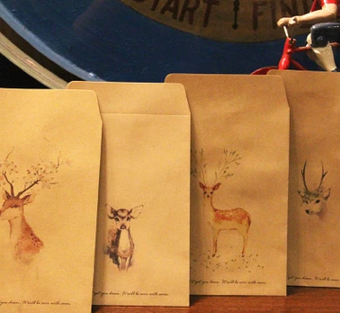 500pcs Chinese Envelope Painted Paper Envelope Vintage Christmas Deer Manila Kraft Envelope Postcard Photo Storage
500pcs Chinese Envelope Painted Paper Envelope Vintage Christmas Deer Manila Kraft Envelope Postcard Photo Storage