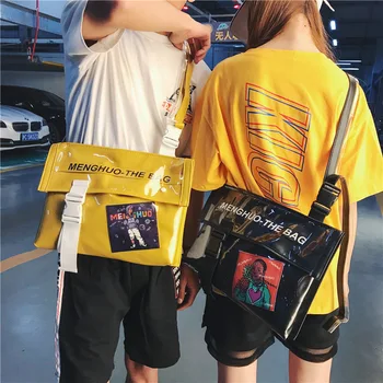 New Fashion Hot Ins Large Messenger Bags Women Men Hip-hop Black Yellow Casual Totes Bag Crossbody Handbags Female Shoulder Bags
New Fashion Hot Ins Large Messenger Bags Women Men Hip-hop Black Yellow Casual Totes Bag Crossbody Handbags Female Shoulder Bags