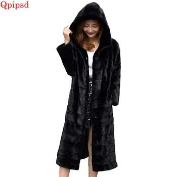 Plus Size 6XL Long Hooded Mink Fur Coat Female 2020 Autumn Winter Fashion Faux Fur Jacket Coat Womens Thicken Warm Fur Overcoat
Plus Size 6XL Long Hooded Mink Fur Coat Female 2020 Autumn Winter Fashion Faux Fur Jacket Coat Womens Thicken Warm Fur Overcoat
