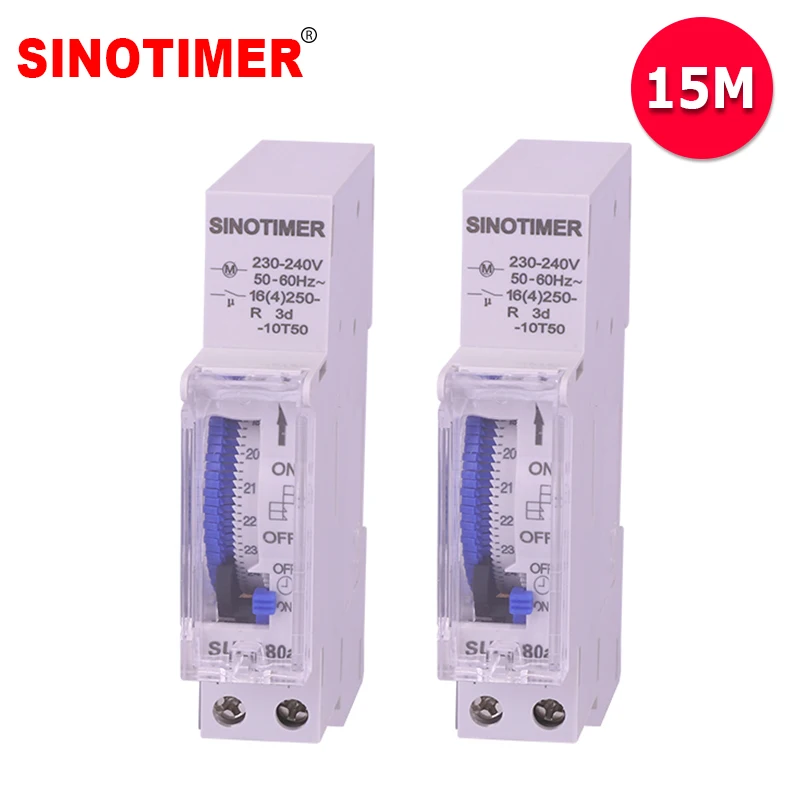 15mins 24hours Mechanical Time Switch DIN Rail Analogue Time Switch Timer for Staircase Time Controls
15mins 24hours Mechanical Time Switch DIN Rail Analogue Time Switch Timer for Staircase Time Controls
