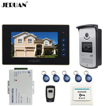 JERUAN 7 inch touch key Color Screen Video Door Phone Intercom System kit 1 Monitor +700TVL RFID Access IR Night Vision Camera
JERUAN 7 inch touch key Color Screen Video Door Phone Intercom System kit 1 Monitor +700TVL RFID Access IR Night Vision Camera