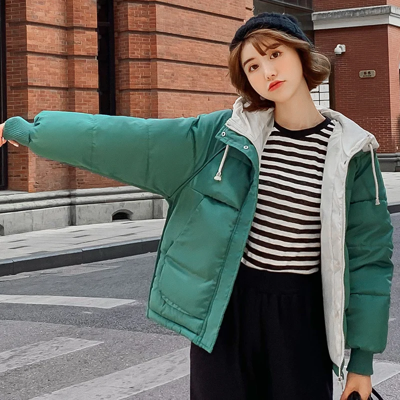 Women Fashion parkas 2019 winter jacket Woman Coats Pocket Hooded Thick Warm loose Parka Coat Women Padded Chamarras De Mujer
Women Fashion parkas 2019 winter jacket Woman Coats Pocket Hooded Thick Warm loose Parka Coat Women Padded Chamarras De Mujer
