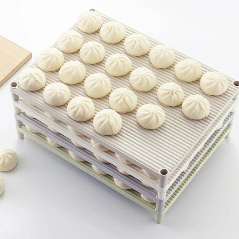 Kitchen Storage Tray Multifunctional No-Stick Dumpling Buns Pastry Holder Rack Dinnerware Drain Pallet Kitchen Gadgets Cuisine
Kitchen Storage Tray Multifunctional No-Stick Dumpling Buns Pastry Holder Rack Dinnerware Drain Pallet Kitchen Gadgets Cuisine