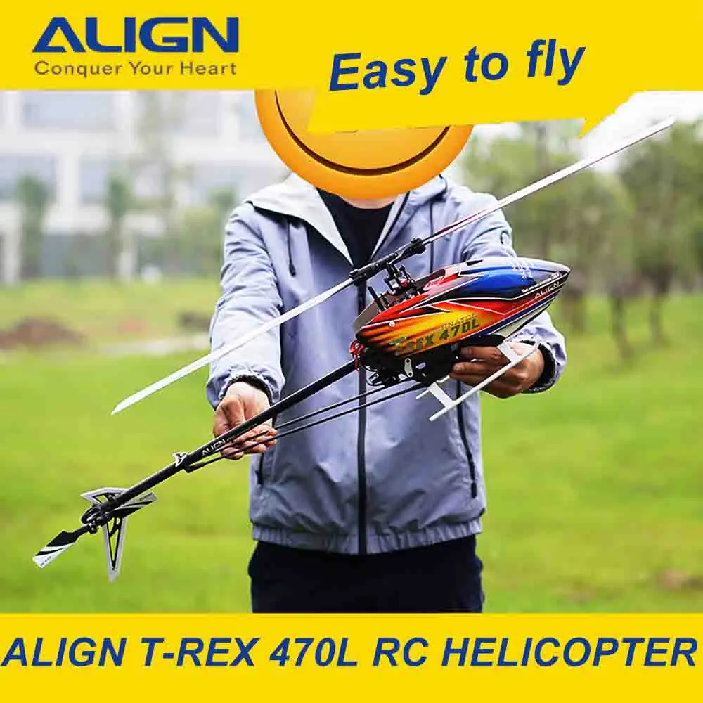 Оригинальный Доминатор Align комплект для вертолета PNP RC 470LM 470L почти RTF RH47E06XW