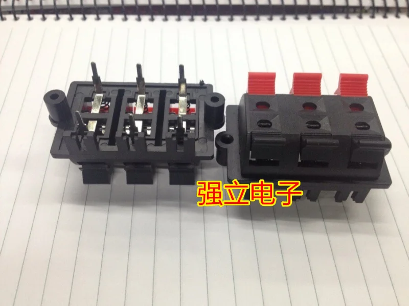 Original new 100% speaker wiring column WP2-6 terminal audio wiring terminal 3 rows of two test clips
Original new 100% speaker wiring column WP2-6 terminal audio wiring terminal 3 rows of two test clips