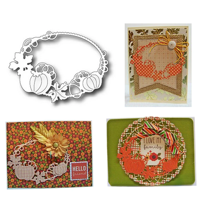 GJCrafts Pumpkin Frame Metal Cutting Dies For Scrapbooking Card Making Album Embossing Crafts Diecut Mat Christmas New Arrival
GJCrafts Pumpkin Frame Metal Cutting Dies For Scrapbooking Card Making Album Embossing Crafts Diecut Mat Christmas New Arrival