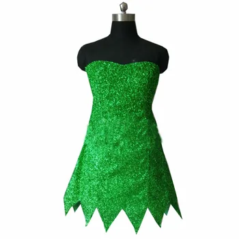 2017 Princess Tinkerbell Dress Sexy Fancy Movie Cosplay Green Fairy Pixie Adult Dresses Summer Anime Tinker Bell Dress
2017 Princess Tinkerbell Dress Sexy Fancy Movie Cosplay Green Fairy Pixie Adult Dresses Summer Anime Tinker Bell Dress