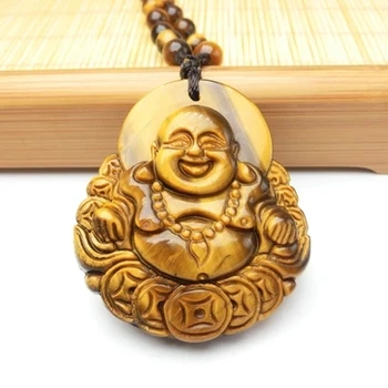Natural JADESt pendant carved tiger clear stone Laughing Buddha Pendant with bead necklace exquisite jewelry for men and women
Natural JADESt pendant carved tiger clear stone Laughing Buddha Pendant with bead necklace exquisite jewelry for men and women
