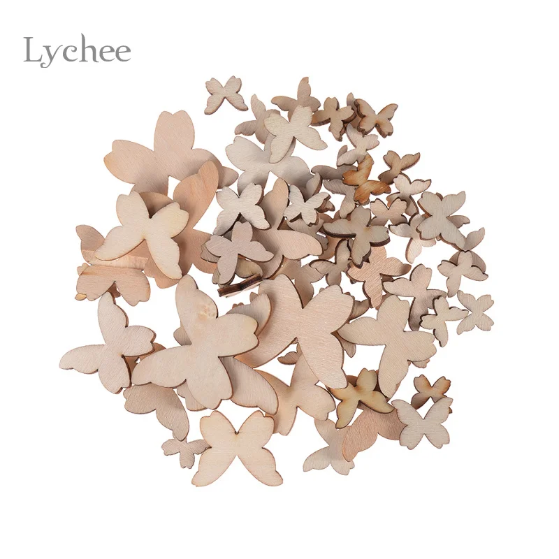 Lychee 50pcs/Lot Blank Unfinished Wooden Butterfly Crafts Supplies Laser Cut Rustic DIY Wood Wedding Rings Ornaments
Lychee 50pcs/Lot Blank Unfinished Wooden Butterfly Crafts Supplies Laser Cut Rustic DIY Wood Wedding Rings Ornaments