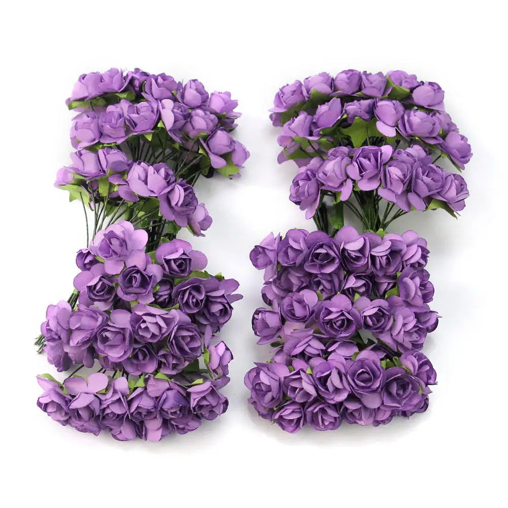 New Purple 144pcs Beautiful Artificial Paper Rose Flower Wedding Party Card Embellishment Anniversary DIY Decoration Supplies
New Purple 144pcs Beautiful Artificial Paper Rose Flower Wedding Party Card Embellishment Anniversary DIY Decoration Supplies