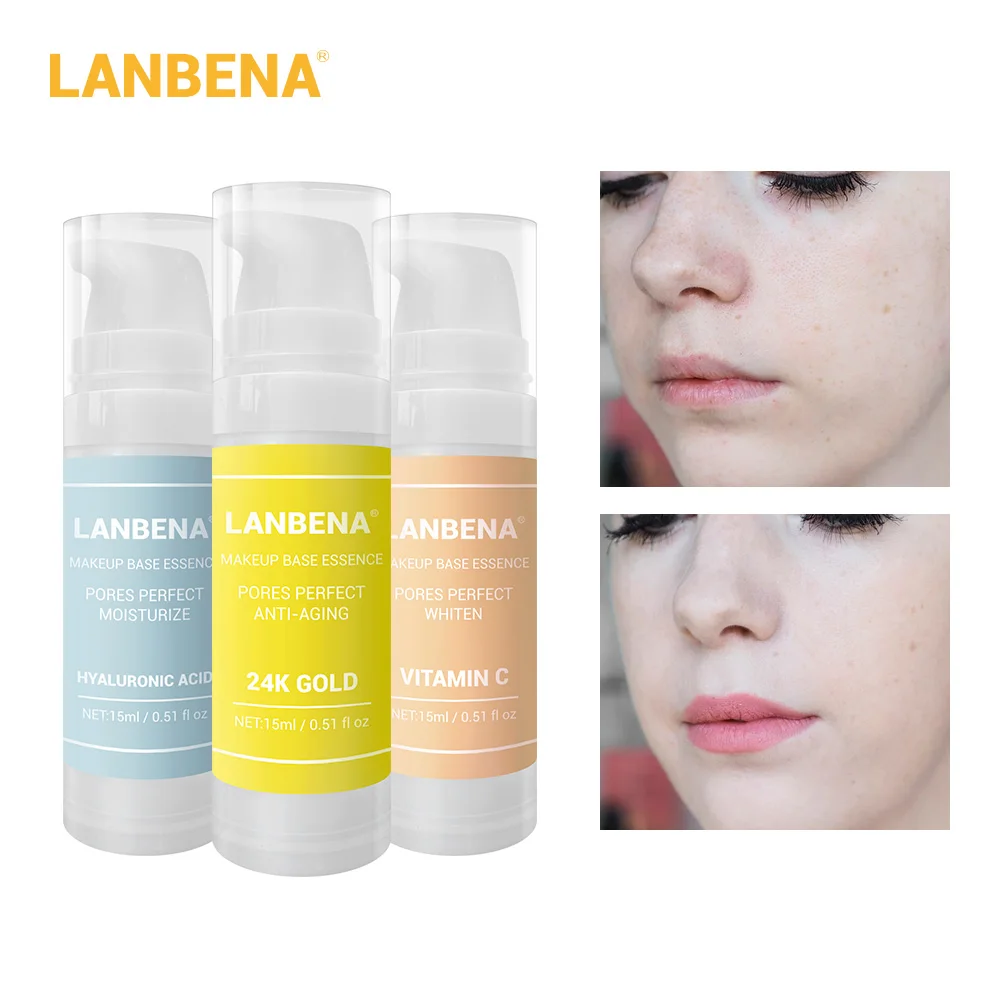 LANBENA Makeup Base Essence Makeup Primer Face Serum Shrink Pores Moisturizing Oil-Control Brighten Foundation Cosmetic SkinCare
LANBENA Makeup Base Essence Makeup Primer Face Serum Shrink Pores Moisturizing Oil-Control Brighten Foundation Cosmetic SkinCare
