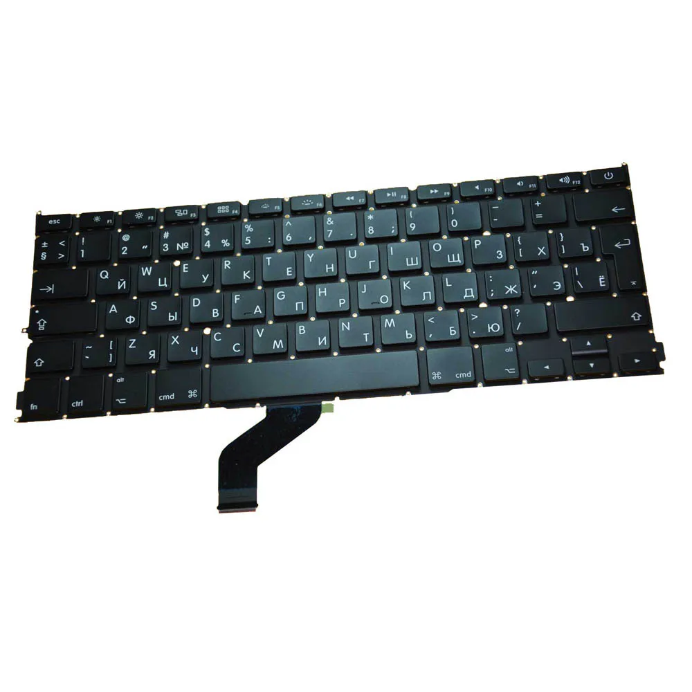 Оригинальная новая русская клавиатура 13 3 дюйма для Macbook Pro A1425 MD212 MD213 Big Enter Model 2012