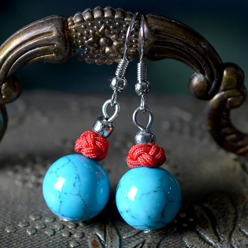 cute Zinc alloy Hook earrings for women sky blue green black red stone ball drop style vintage femme jewelry fashion 2018
cute Zinc alloy Hook earrings for women sky blue green black red stone ball drop style vintage femme jewelry fashion 2018